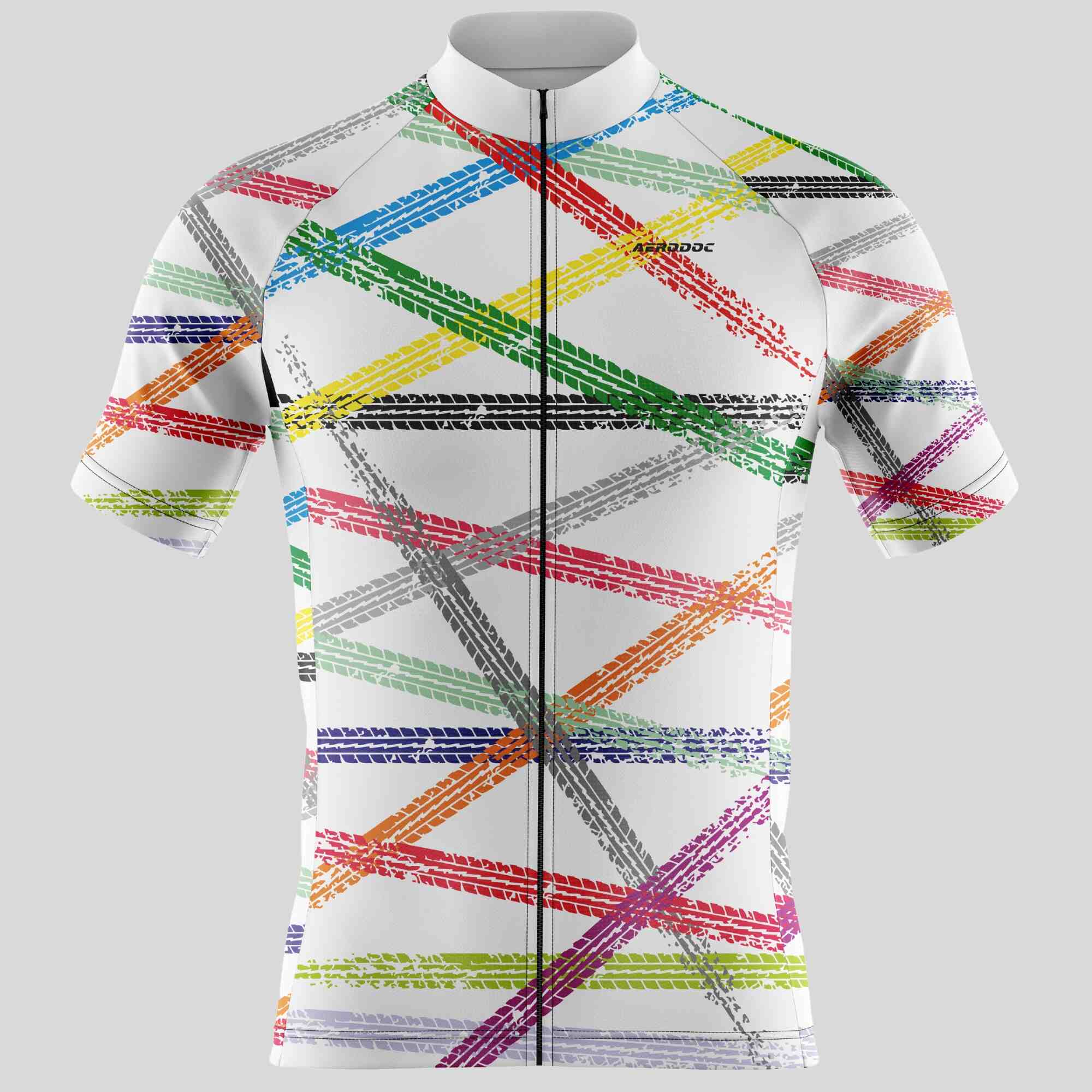 Color Stripe Road Racer Cycling Jersey
