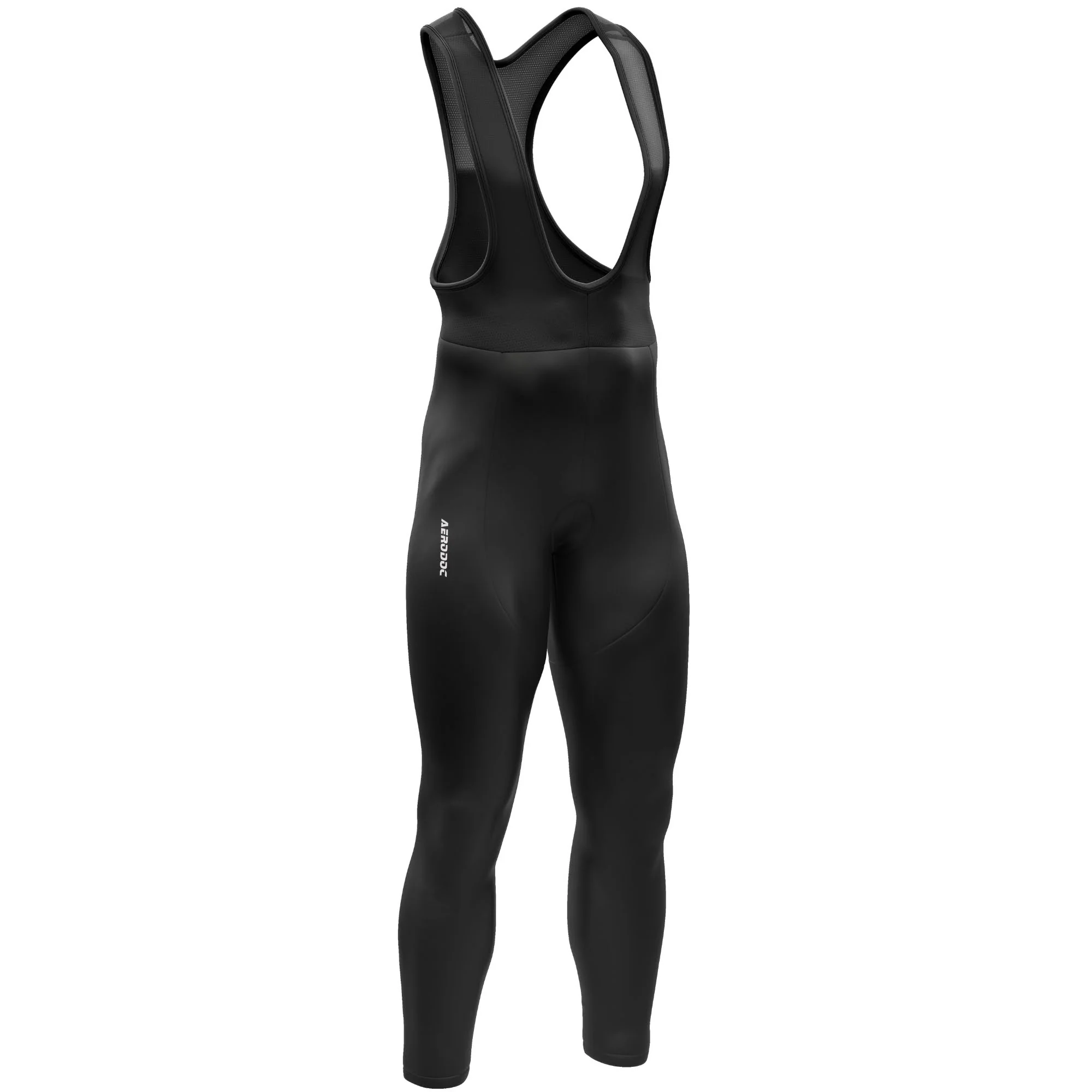 AeroRide Cycling Bib Pants with Gel Pad – Black