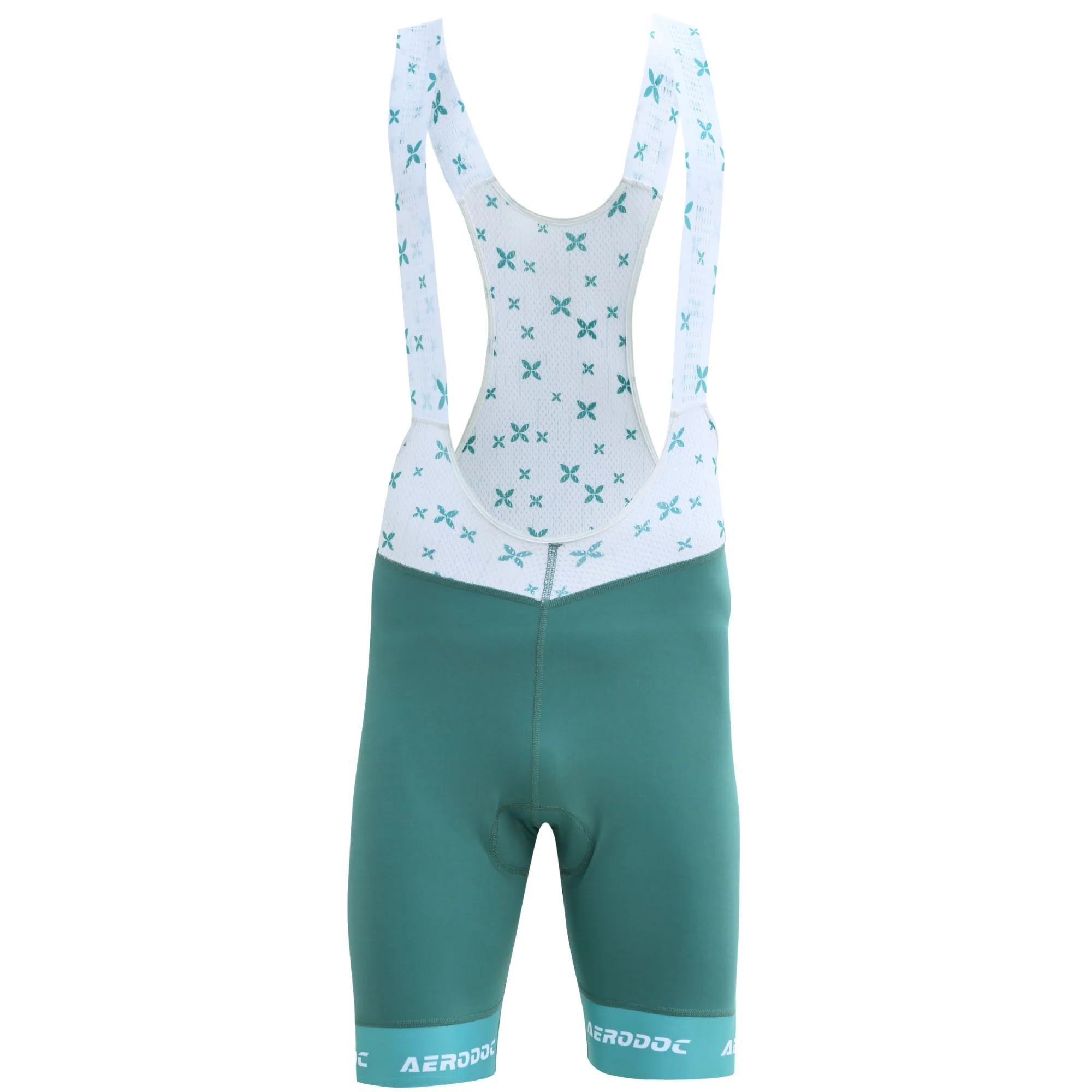 Nitro Gel Padded Cycling Bib Shorts - Teal Green