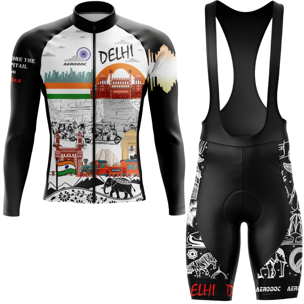 Delhi Cycling Jersey & Bib Shorts