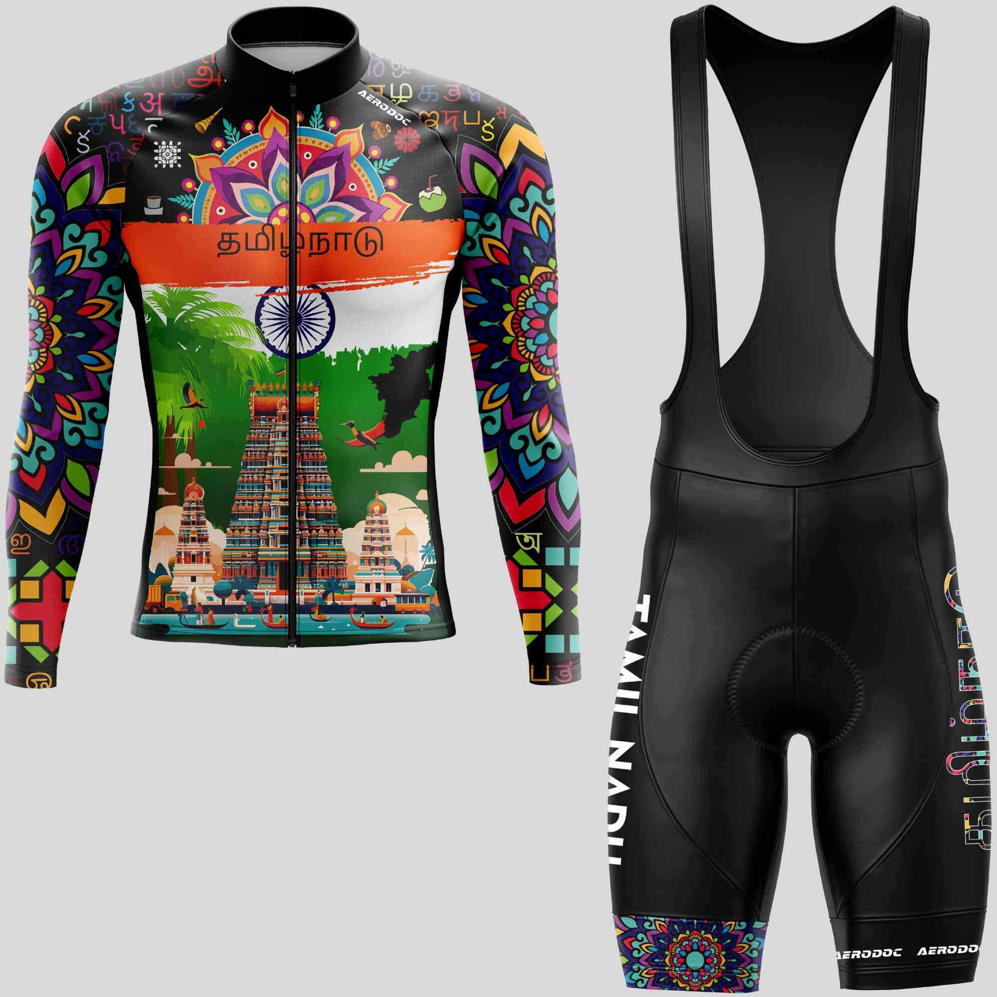 Tamil Nadu Cycling Jersey and Bib Shorts Tamil Nadu Cycling Jersey and Bib Shorts