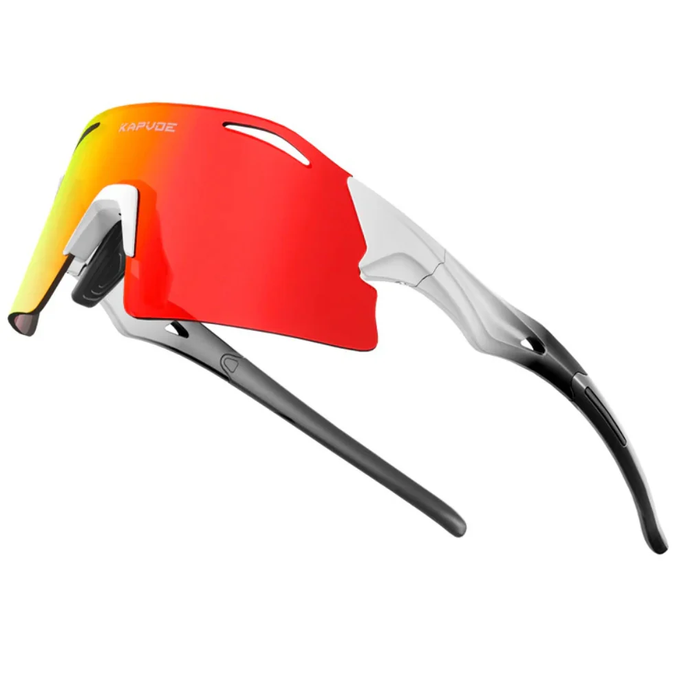 Kapvoe 3Lens Sunglasses Man Cycling Glasses UV400 Bicycle Eyewear Outdoor goggles Sports and Leisure Cricket Glasses