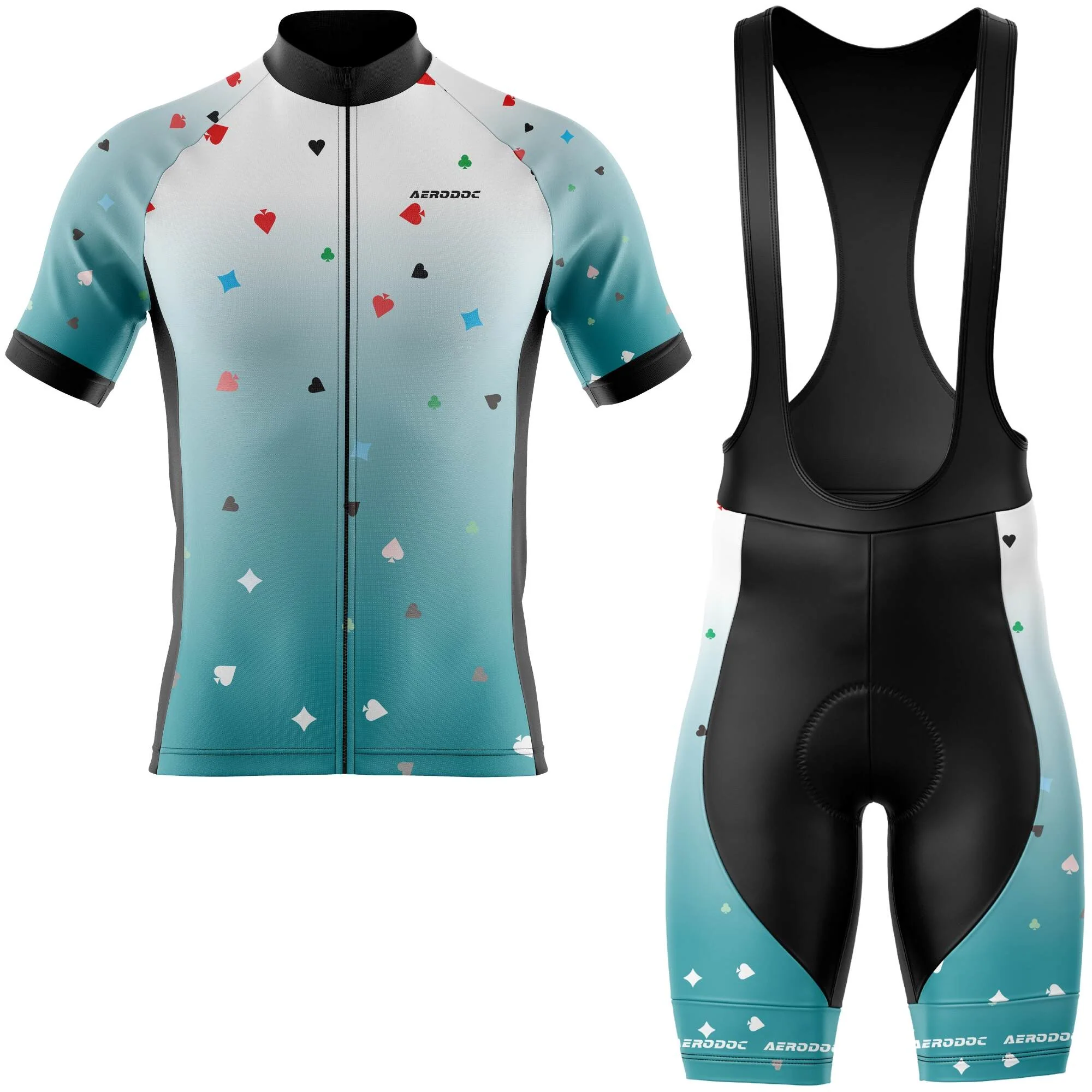 Aerodoc Card Ace Cycling Jersey – Performance Gear for Road Bike & MTB - Half  Sleeves, Matching Bib