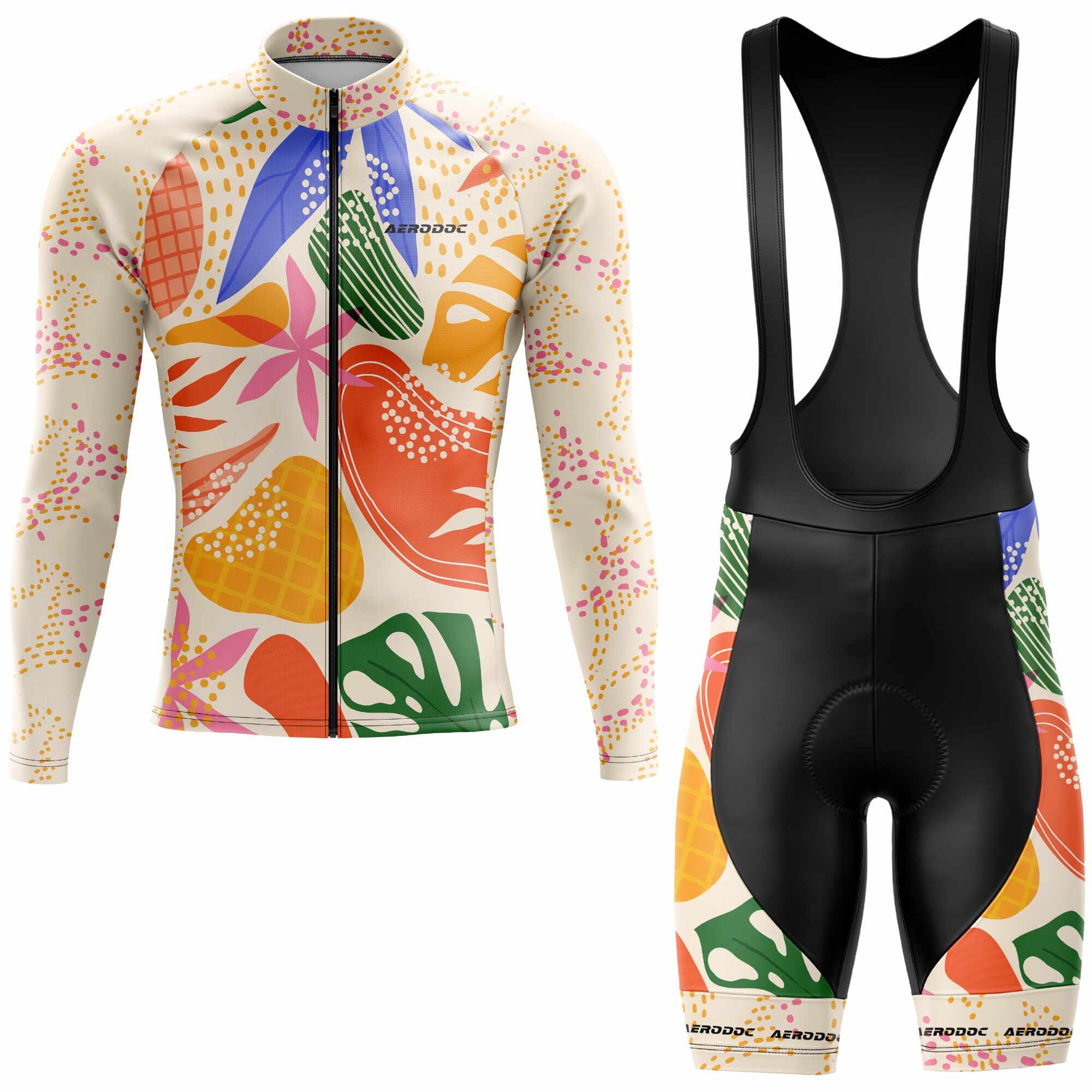 Exotic Essence Cycling Jersey – Full Sleeves, Non-Bib Shorts