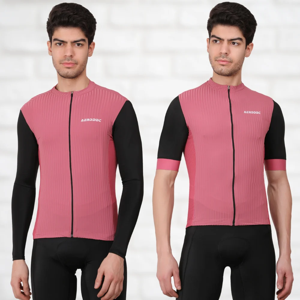 Equator Men’s Cadillac Pink Racefit Power Dry Cycling Race Fit Cycling Jersey