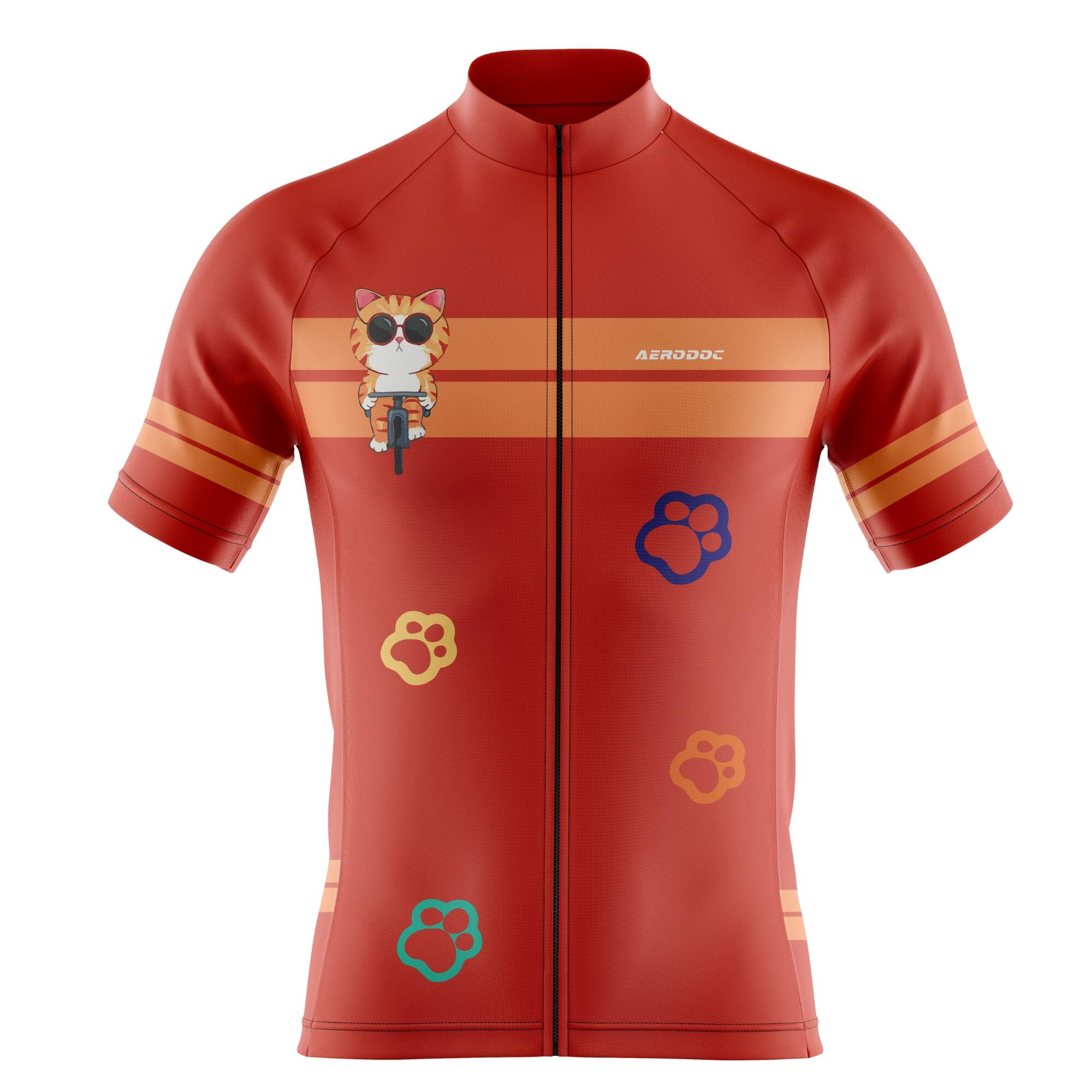 Cat Cadence Cycling Jersey by Aerodoc - Road & Trail Ready