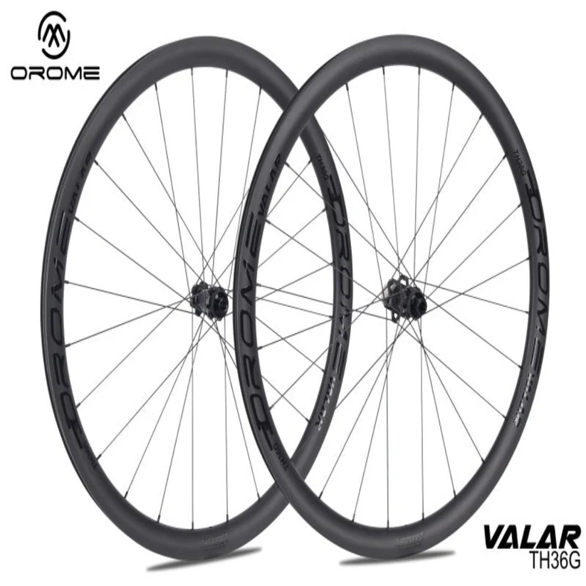 OROME VALAR TH36G Carbon Gravel Disc Brake Wheelsets