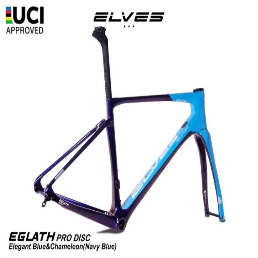 UCI Approved! ELVES Eglath Pro Disc Road Framesets, all-rounder, Carbon Disc Road Framesets
