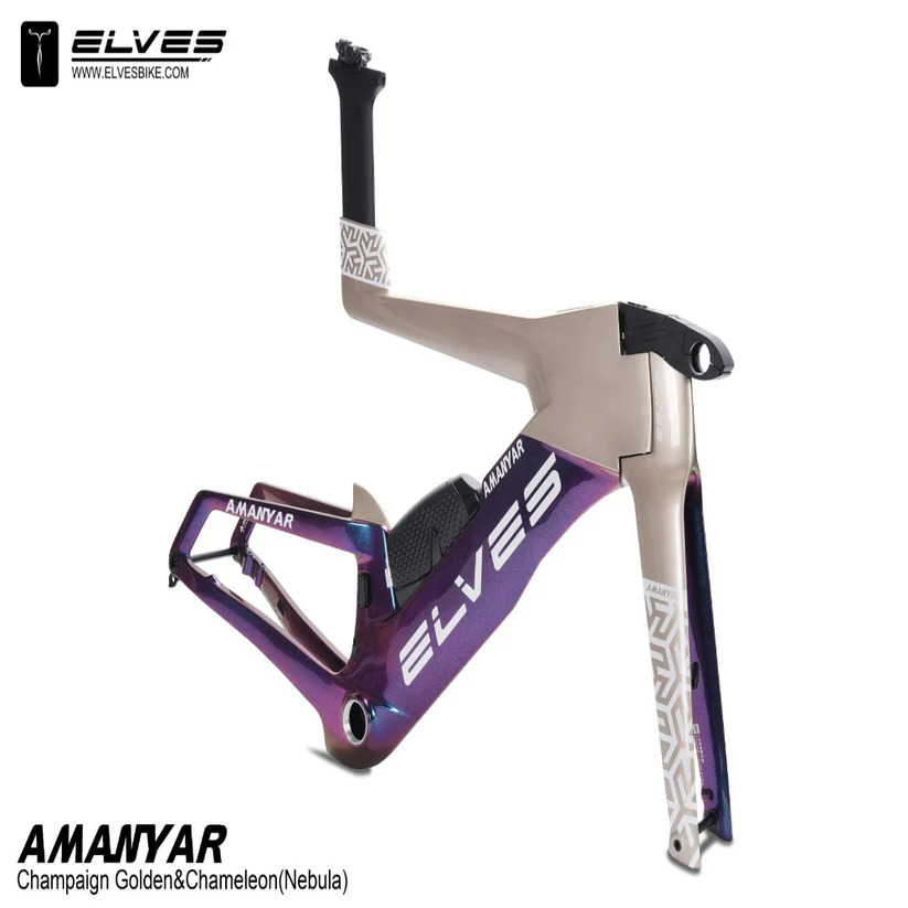 ELVES Amanyar 1.0 Carbon Triathlon Disc Framesets,TT Carbon Disc Framesets